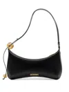 Jacquemus Women Bisou Perle Large Shoulder Bag In Black