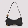 Jacquemus Women Black Top Zip Fastening Adjustable Shoulder Strap Internal Patch Pocket Contrast In Black