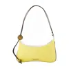 Jacquemus 'le Grand Bisou Perle' Yellow Shoulder Bag With Adjustable Shoulder Strap And Front Logo