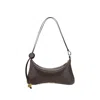Jacquemus Womens Le Bisou Perle Leather Shoulder Bag Medium Brown In Multi