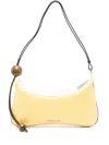 Jacquemus 'le Grand Bisou Perle' Yellow Shoulder Bag With Adjustable Shoulder Strap And Front Logo