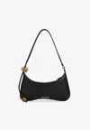 Jacquemus Le Grand Bisou Perle Leather Shoulder Bag In Black