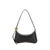Jacquemus Women Black Top Zip Fastening Adjustable Shoulder Strap Internal Patch Pocket Contrast In Black