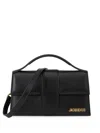 Jacquemus Rectangular Top Handle Detachable Strap Shoulder Bag In Black