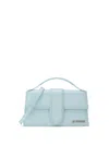 Jacquemus Le Grand Child Handbag In Blue Leather  In Blue