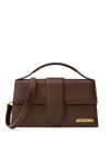 Jacquemus Le Grand Child Handbag In Brown Leather  In Marrone