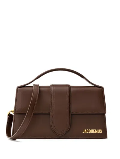 Jacquemus Le Grand Child Handbag In Brown Leather  In Marrone