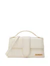 Jacquemus Le Grand Child Shoulder Bag In White Cock Print  In White