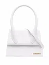 Jacquemus Le Grand Chiquito Leather Handbag In ホワイト