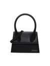 Jacquemus Women Black The Medium Chiquito Handbag With Strap In Black