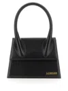 Jacquemus Le Grand Chiquito Bag Leather Large In Black