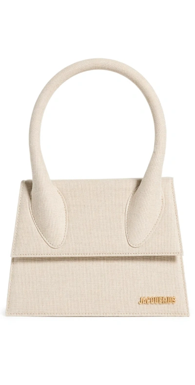 Jacquemus Le Grand Chiquito Bag Light Greige In Neutral