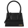 Jacquemus Le Grand Chiquito Bag Leather Large In Black