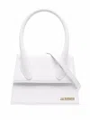 Jacquemus Le Grand Chiquito Leather Handbag In White