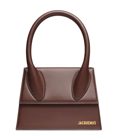 Jacquemus Le Grand Chiquito Leather Crossbody Bag In Red