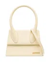 Jacquemus Le Grand Chiquito Leather Handbag In Beige
