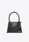 Jacquemus Women Le Chiquito Moyen Shoulder Bag In Black
