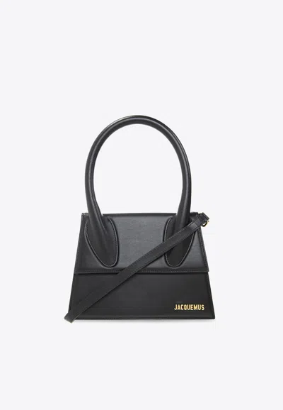 Jacquemus Le Chiquito Moyen Bag In Black