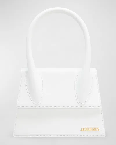 Jacquemus Le Grand Chiquito Top-handle Bag In White
