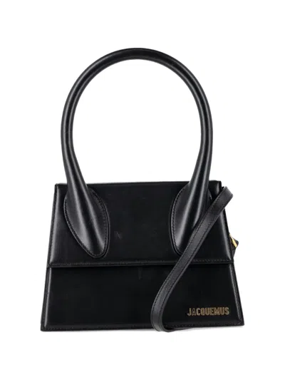 Pre-owned Jacquemus Le Grand Chiquito Tote Bag In Black