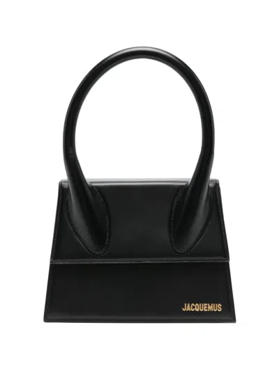 Pre-owned Jacquemus Le Grand Chiquito Tote Bag In Black