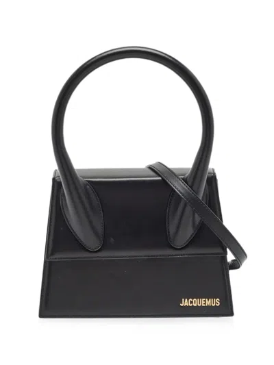 Pre-owned Jacquemus Le Grand Chiquito Tote Bag In Black