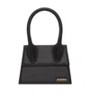 Jacquemus Le Grand Chiquito Bag Leather Large In Black