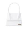 Jacquemus Women's Le Chiquito Moyen Leather Bag In White