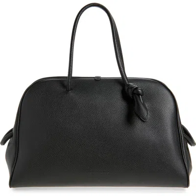 Jacquemus Le Grand Turismo Leather Bowling Bag In Black