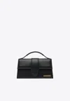 Jacquemus Womens Black Le Grand Bambino Leather Top Handle Bag In Black