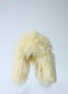 Jacquemus Grande Chapka Voluminous Faux-fur Headpiece In Yellow