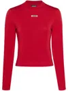 Jacquemus Le Gros Grain T-shirt In Red