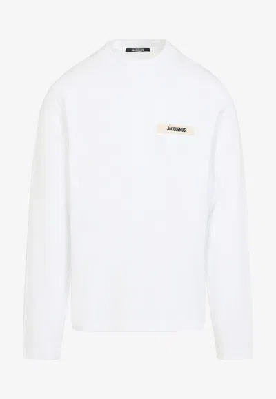 JACQUEMUS LE GROSGRAIN LONG-SLEEVED T-SHIRT