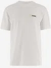 Jacquemus Relaxed-fit Cotton T-shirt With Subtle Logo In White