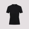 Jacquemus Womens Black Le T-shirt Grosgrain-logo Cotton-jersey T-shirt