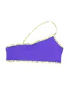 Jacquemus Purple Le Raphia 'le Haut Maillot Maio' Bikini Top In Blue