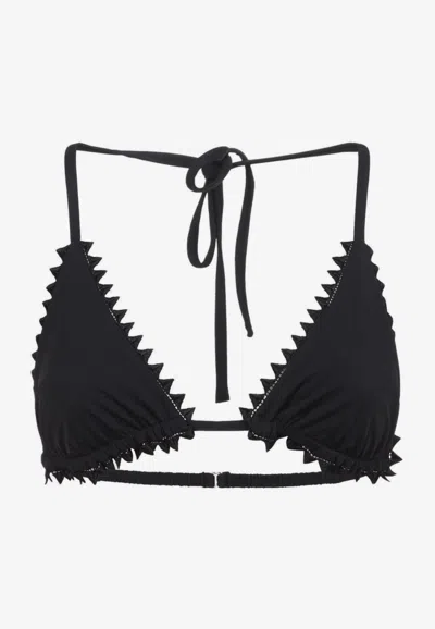 JACQUEMUS LE HAUT DE MAILLOT PICOT BIKINI TOP