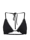Jacquemus Triangle Bikini Top Le Haut De Maillot In Black