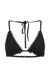 Jacquemus Triangle Bikini Top Le Haut De Maillot In Black