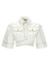 Jacquemus White La Casa 'le Haut De-nîmes' Denim Shirt In White