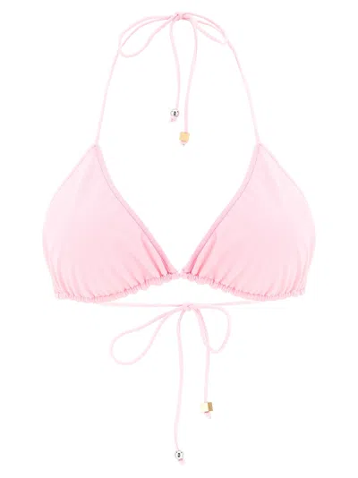 Jacquemus Le Haut De Plage Triangle Beachwear Pink