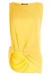 Jacquemus Draped Sleeveless Asymmetric Lightweight Top