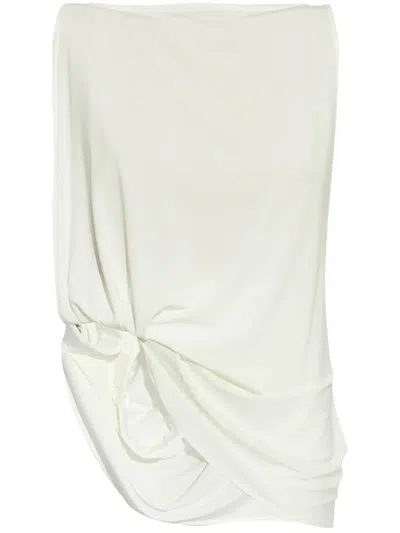 JACQUEMUS JACQUEMUS LE HAUT PEPLO TWIST DETAILED TOP