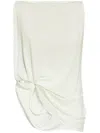 Jacquemus Le Haut Peplo Twist Detailed Top In White