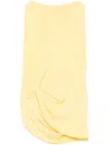 Jacquemus Le Haute Peplo Top In Yellow