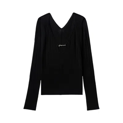 Pre-owned Jacquemus Le Haut Pralu 'black' | Women's Size 36
