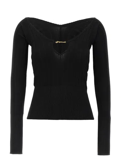 Jacquemus 'le Haut Pralu' Sweater In Black