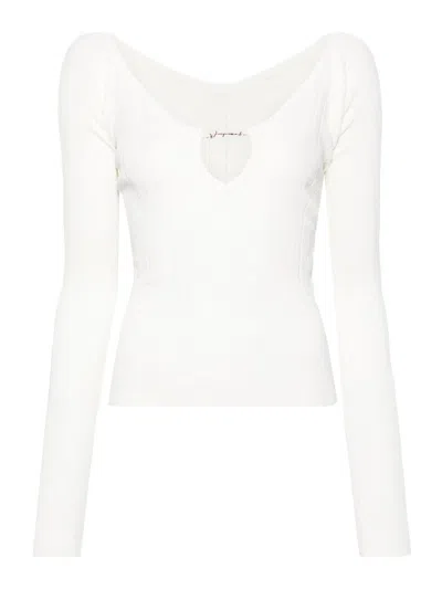 Jacquemus Le Haut Pralu Top In White