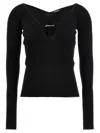 Jacquemus Pralu Top With Viscose Blend