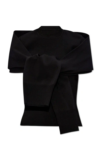 Jacquemus Le Haut Rica Faux Cardigan Top In Black